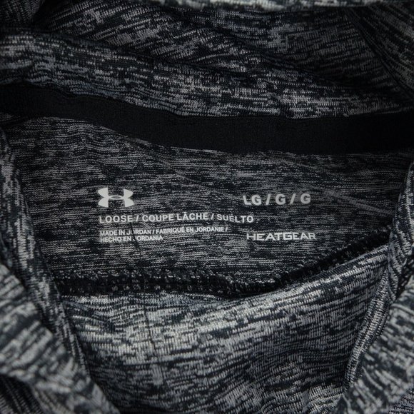 Under Armour Hoodie Womens Large Gray Stretch Loose Fit Heatgear Athletic - Picture 3 of 8